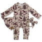 Rocking Around the Christmas Tree Folding Feet Jammies