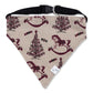 Rocking Around the Christmas Tree Adjustable Dog Collar with Bandana