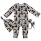O Holy Night Christmas Folding Feet Jammies