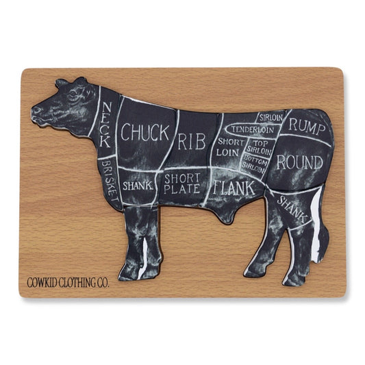 Beef Cuts Wooden Puzzle