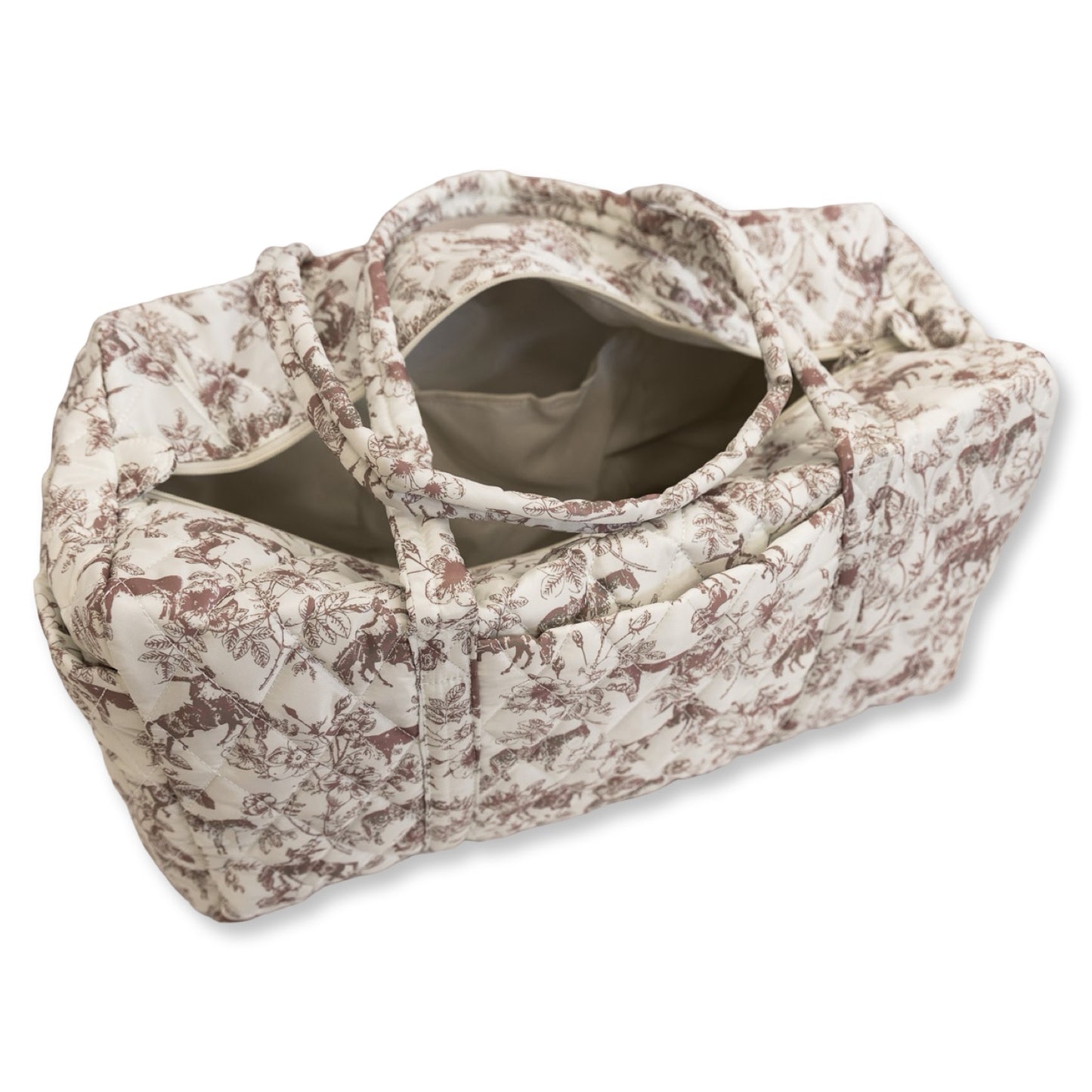 Western Daydream Rose Luxury Oversized Duffle Bag