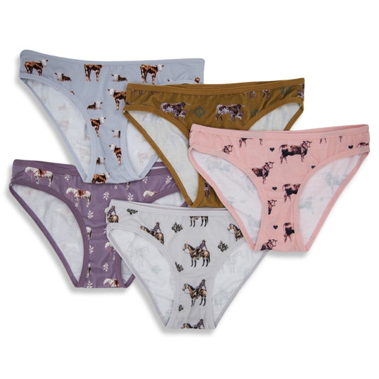 Ranch Cowgirl Briefs (5 Pack)