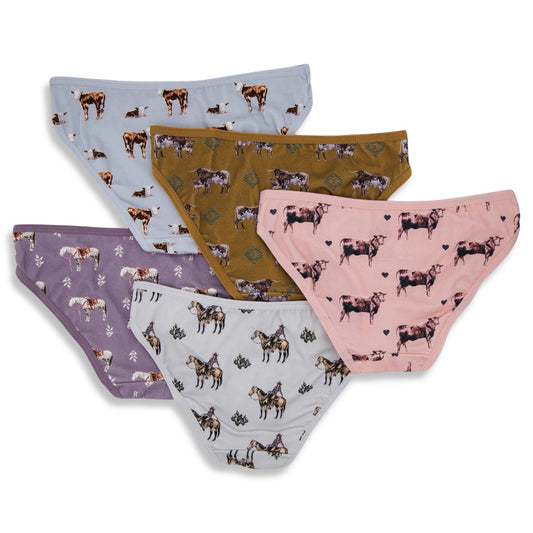 Ranch Cowgirl Briefs (5 Pack)