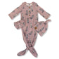 Dusty Rose Boots Sleep Gown
