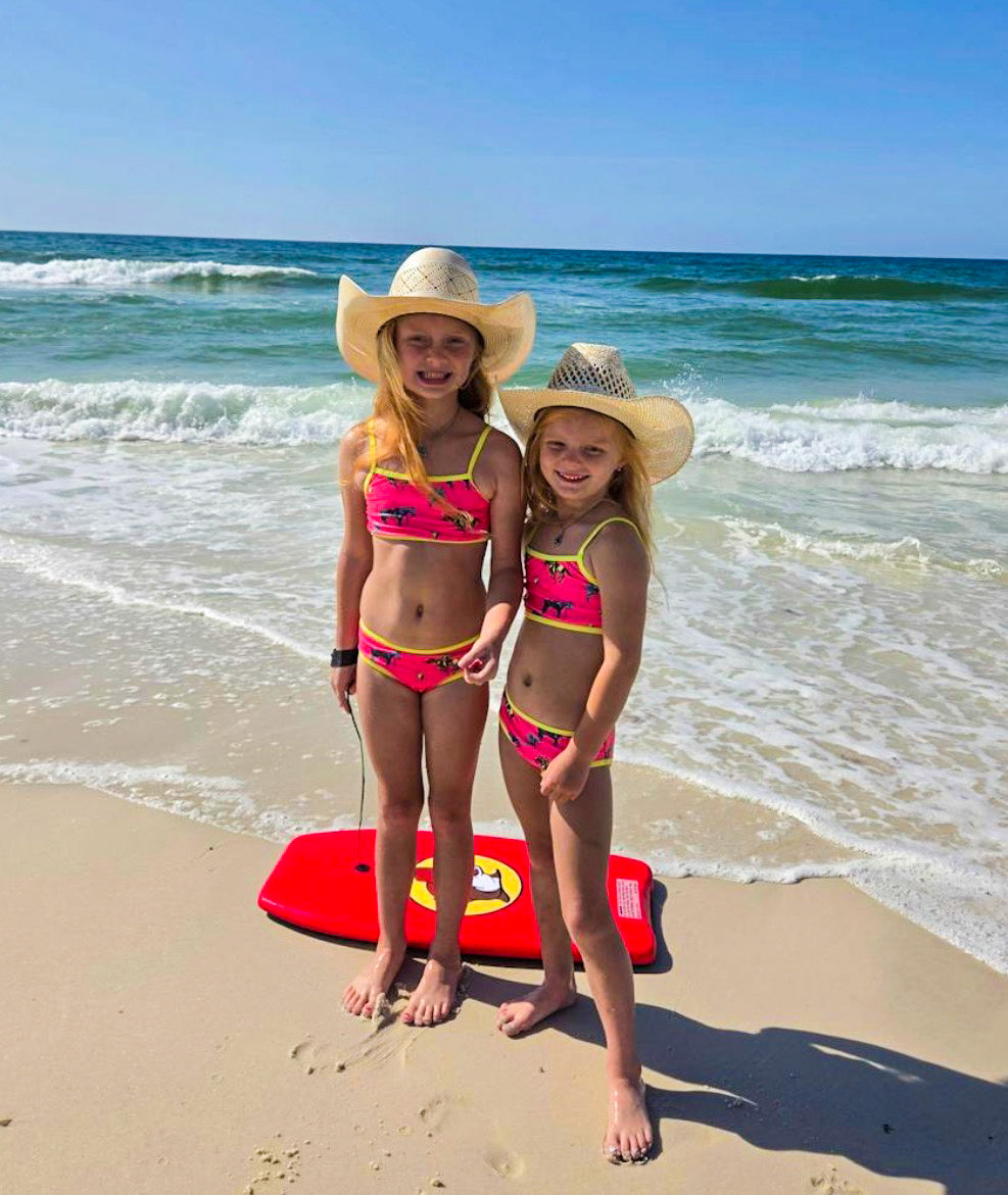 NEON Cowgirl Two-Piece Girls Swimsuit (infant-youth)