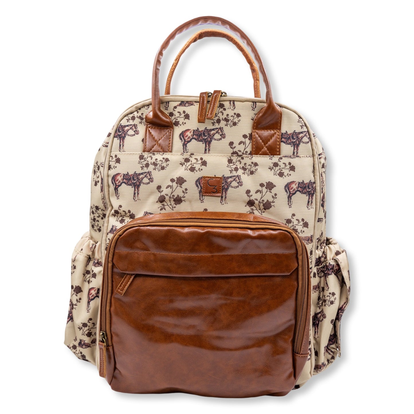 Prairie Rose Diaper Bag Backpack