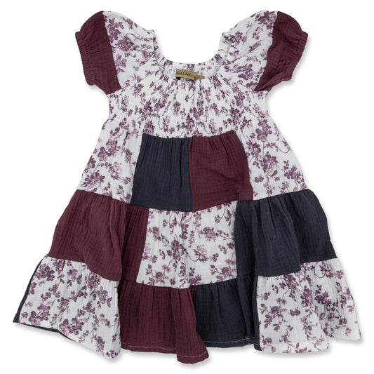 Miss Maverick Patchwork Cotton Gauze Dress (Infant-Adult)