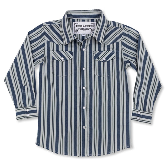 Workman Long Sleeve Pearl Snap (Toddler-Adult)
