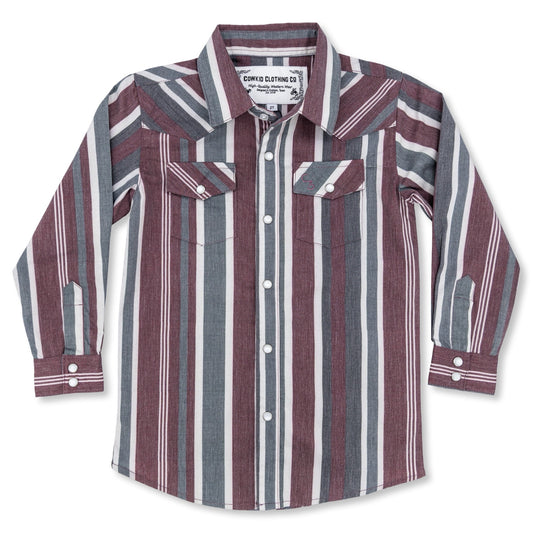 Maverick Long Sleeve Pearl Snap (Toddler-Adult)