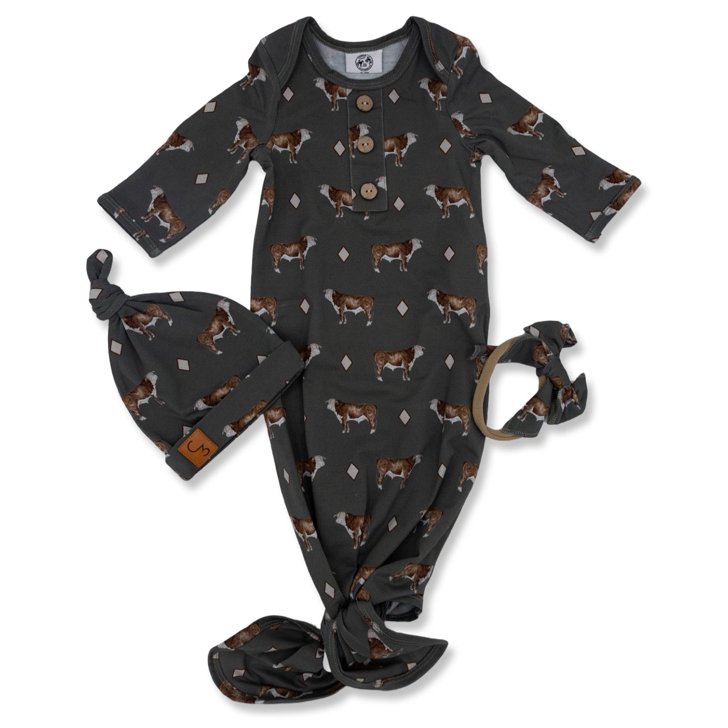 Hereford Bull Sleep Gown