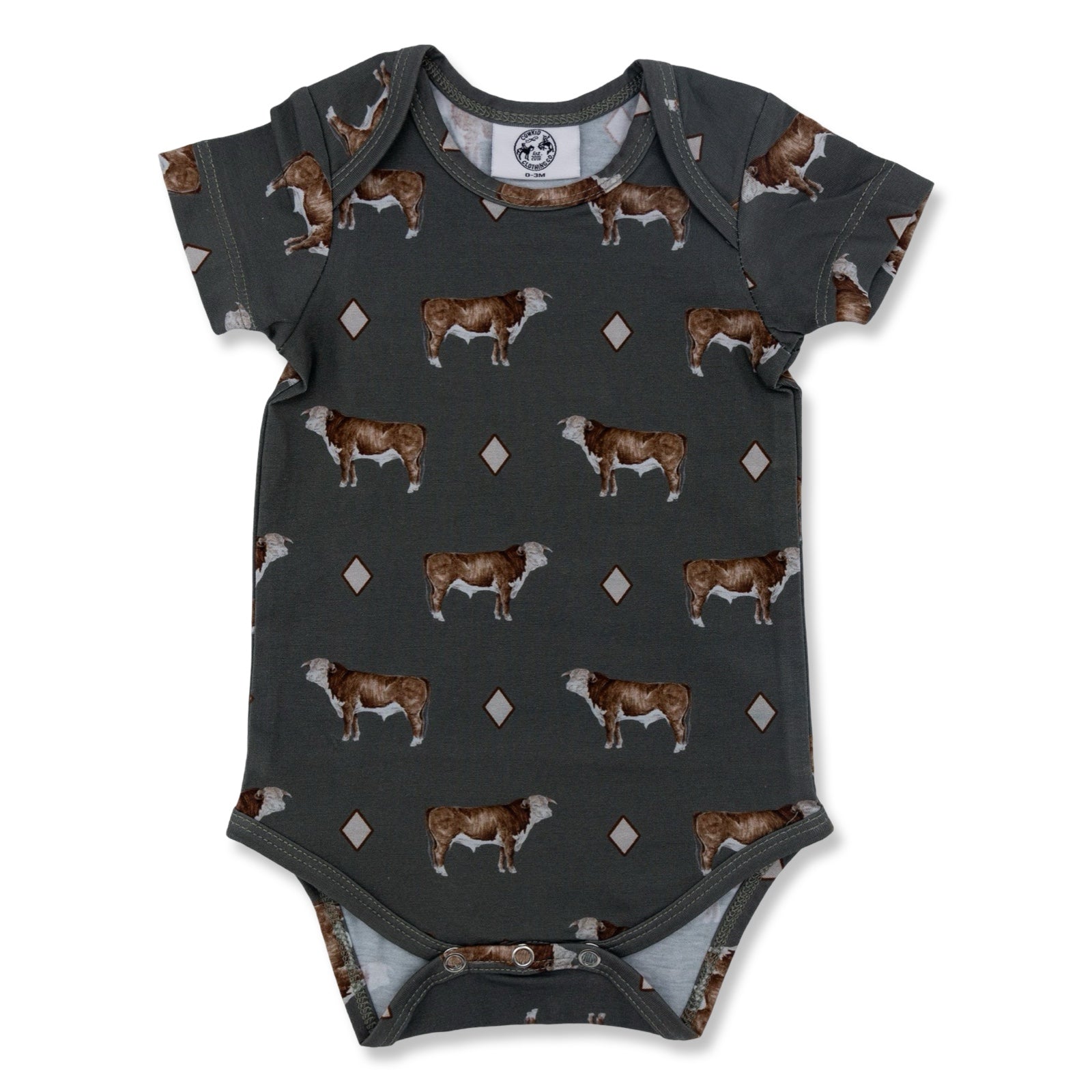 Hereford Bull Onesie – Cowkid Clothing Company