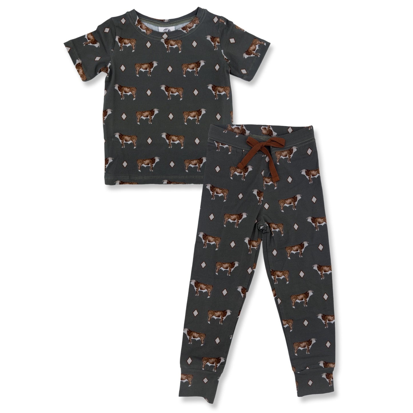 Hereford Bull Short Sleeve Set