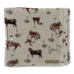 Cowboy Set of 5 Washcloths