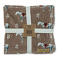 Almond Ranch Horse Set of 5 Washcloths