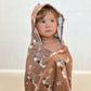 Almond Ranch Horse Hooded Child Bath Towel