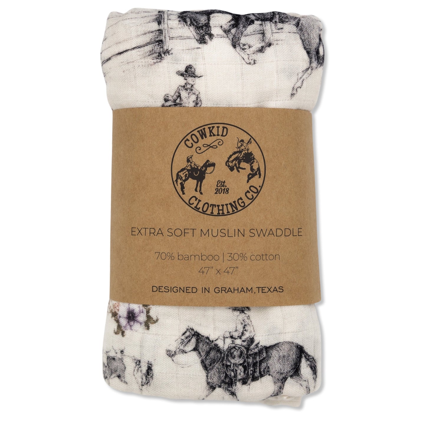 Western Serenity Bamboo Muslin Swaddle