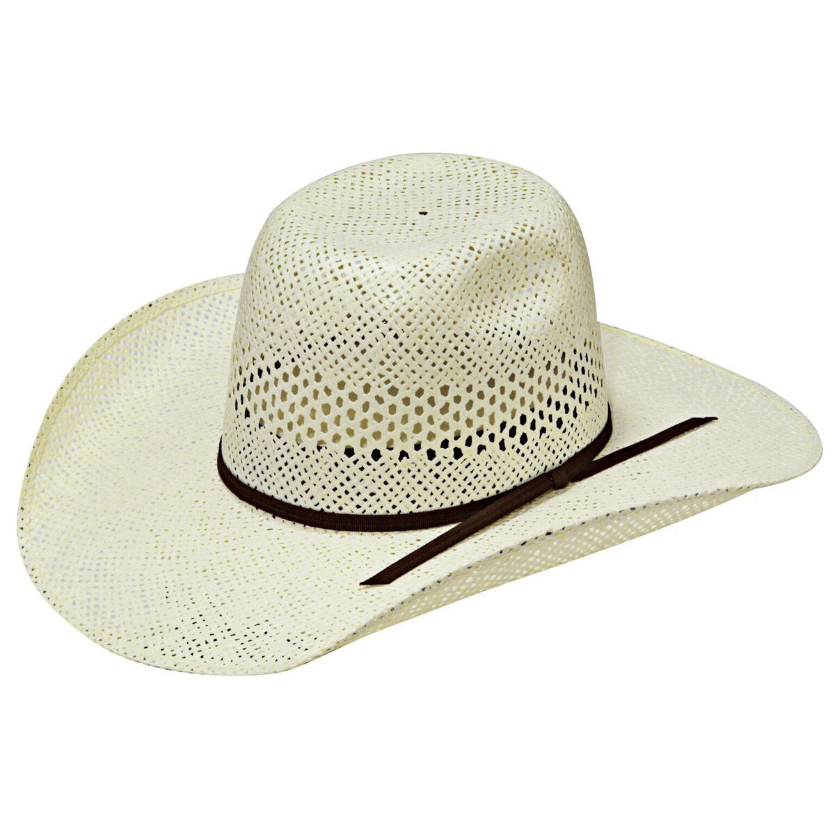 Basket Weave Ivory Straw Youth Hat