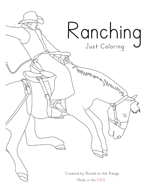 Ranching: Just Coloring Book