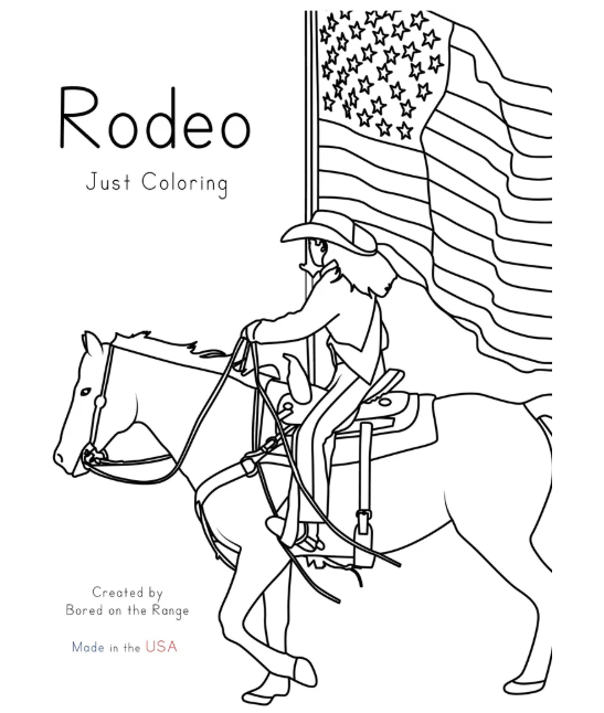 Rodeo: Just Coloring Book