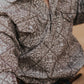 Diamond Floral Long Sleeve Pearl Snap Onesie