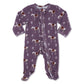 Mauve Ranch Horse -Ruffled- Footed Jammies