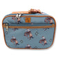 Teal Bronc Lunch Box