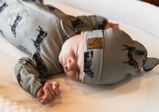 Olive Angus Newborn Baby Hat