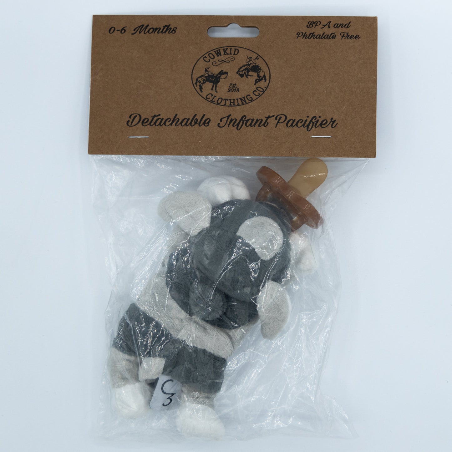 Brahman Cow Detachable Pacifier