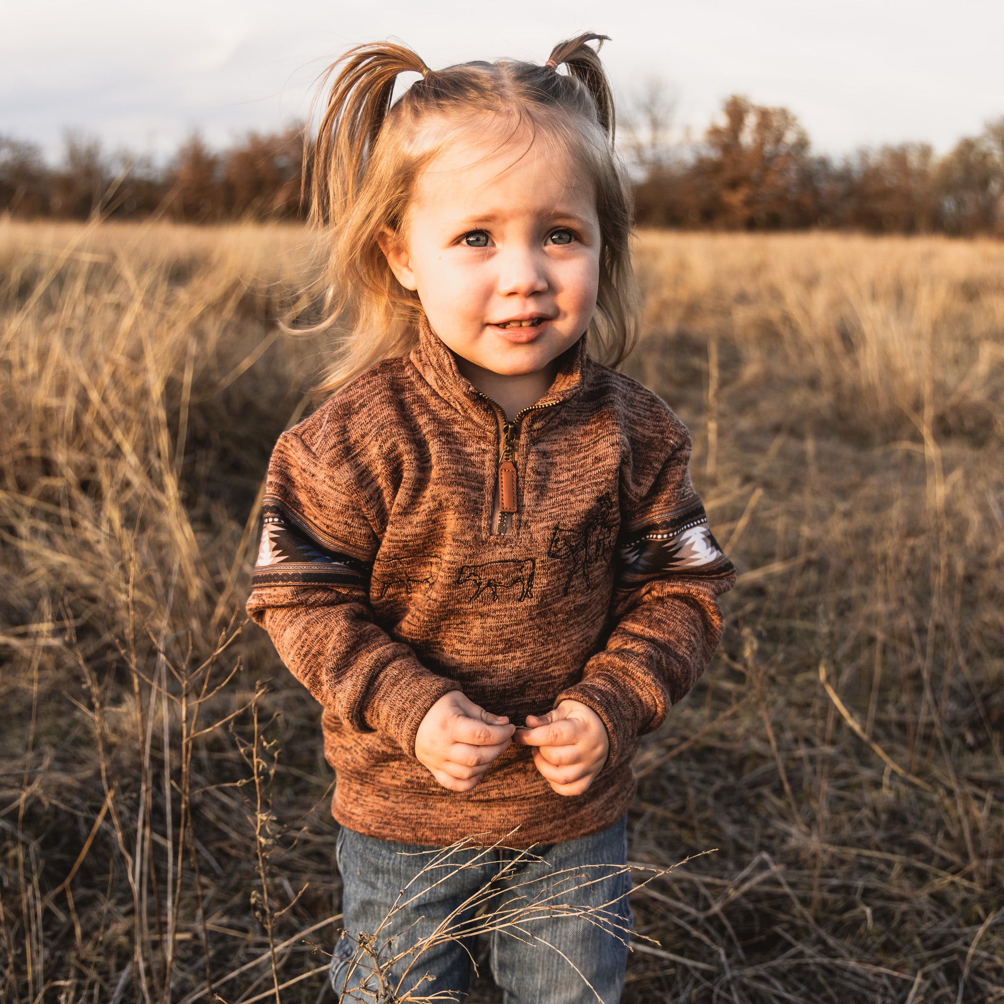 Toddler quarter clearance zip sweatshirt