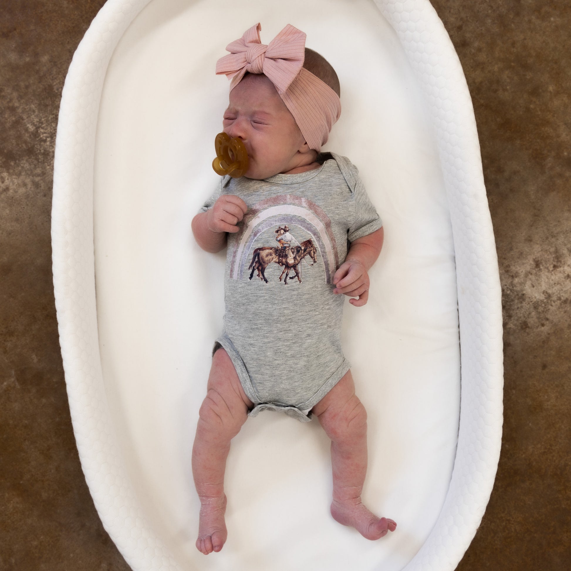 Rainbow Baby Onesie – Cowkid Clothing Company