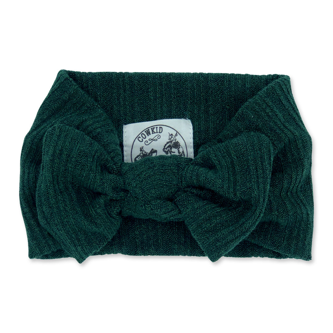 Forest Green Woven Head Wrap