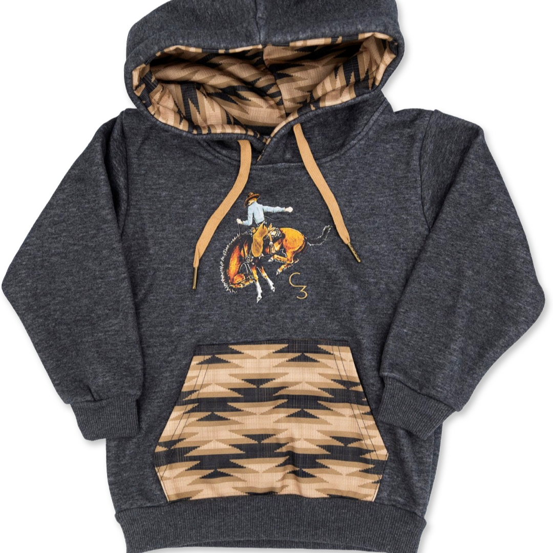 C3 Bronc Hoodie Cowkid Clothing Company