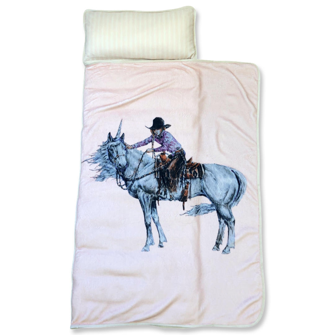 Western Unicorn Bed Roll