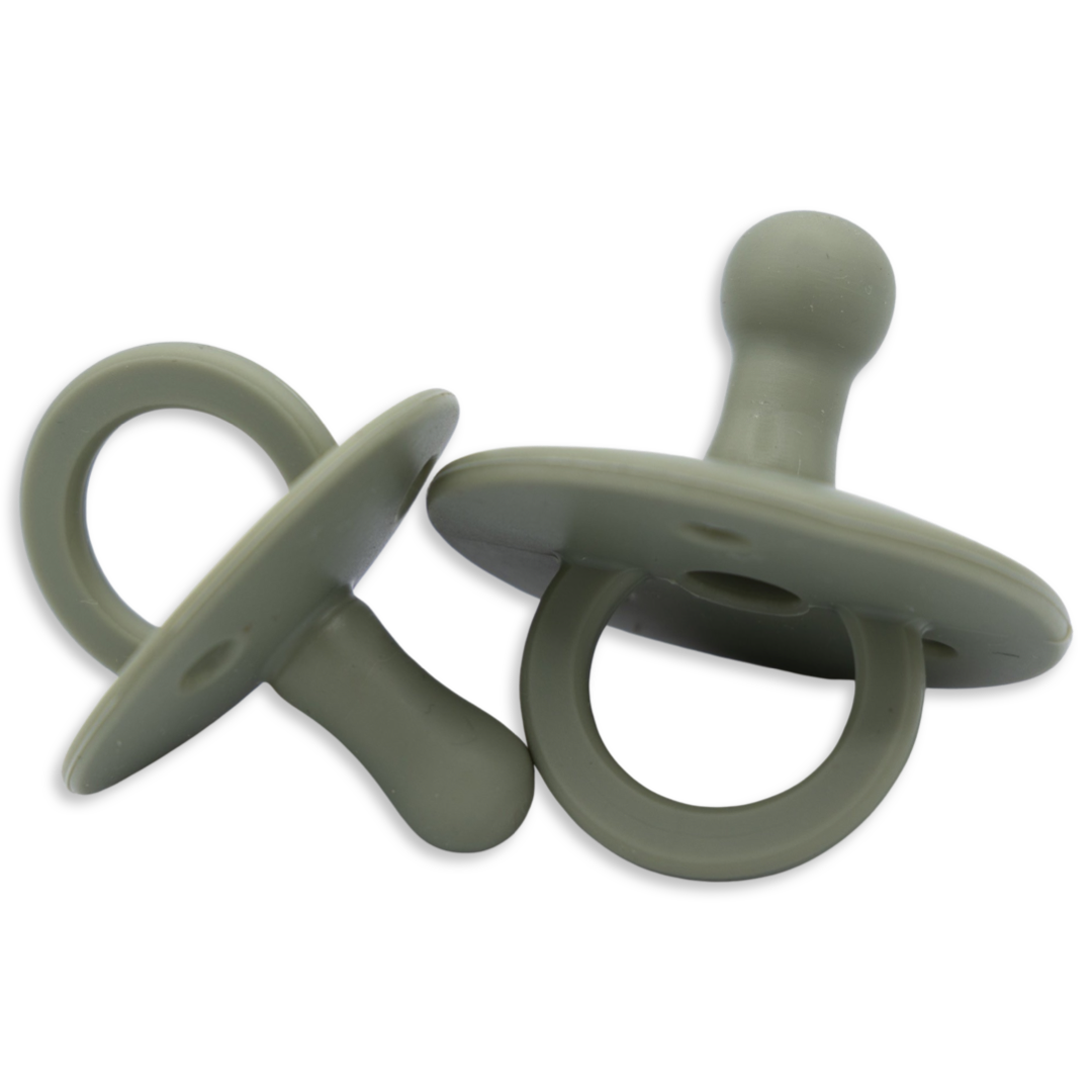 Regular Green Pacifier Olive Green Pacifier – Cowkid Clothing Company