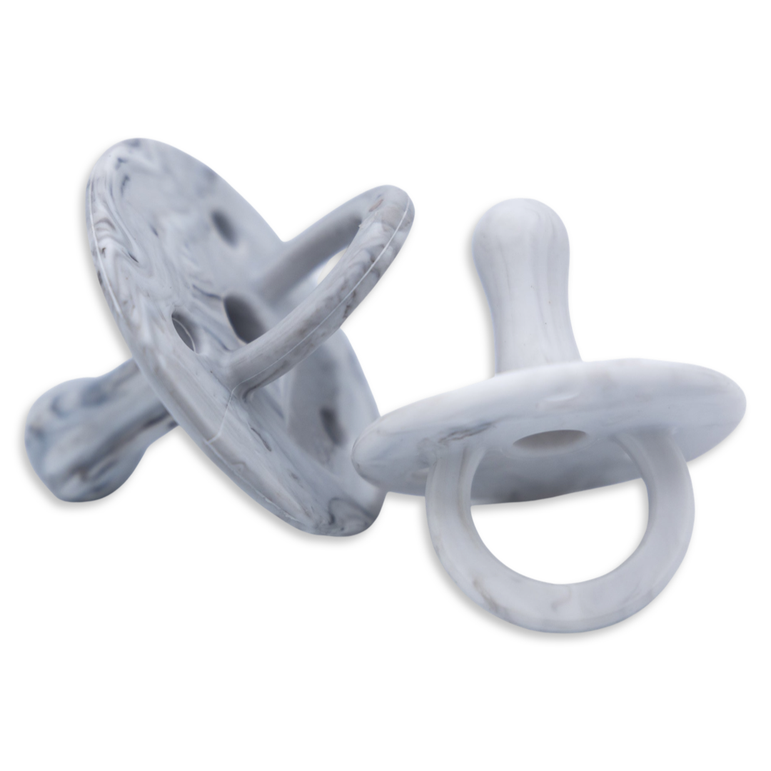 Grey Pacifier Gray Marble Pacifier – Cowkid Clothing Company