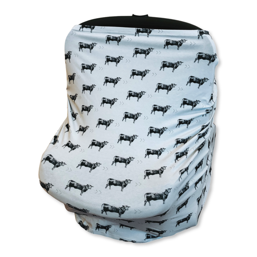 Gray Angus Car Seat Cover