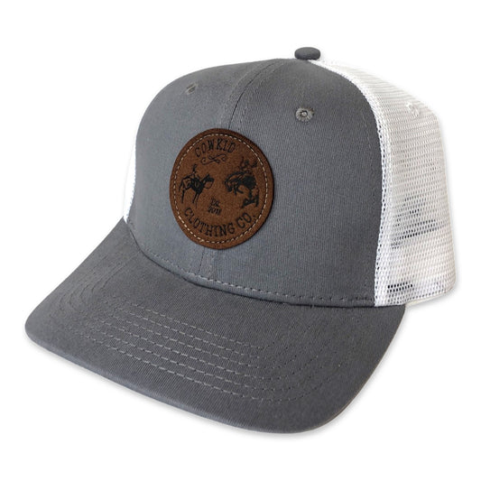 Cowkid Logo Gray Caps